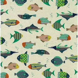 Full Animal Fish Pattern - Canvas